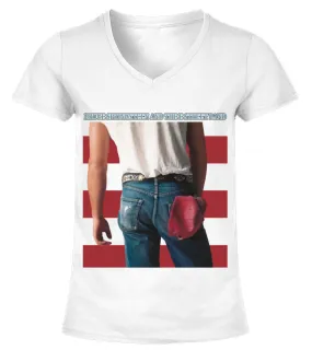 Bruce Springsteen - Born In The U.S.A. Camiseta cuello pico Mujer